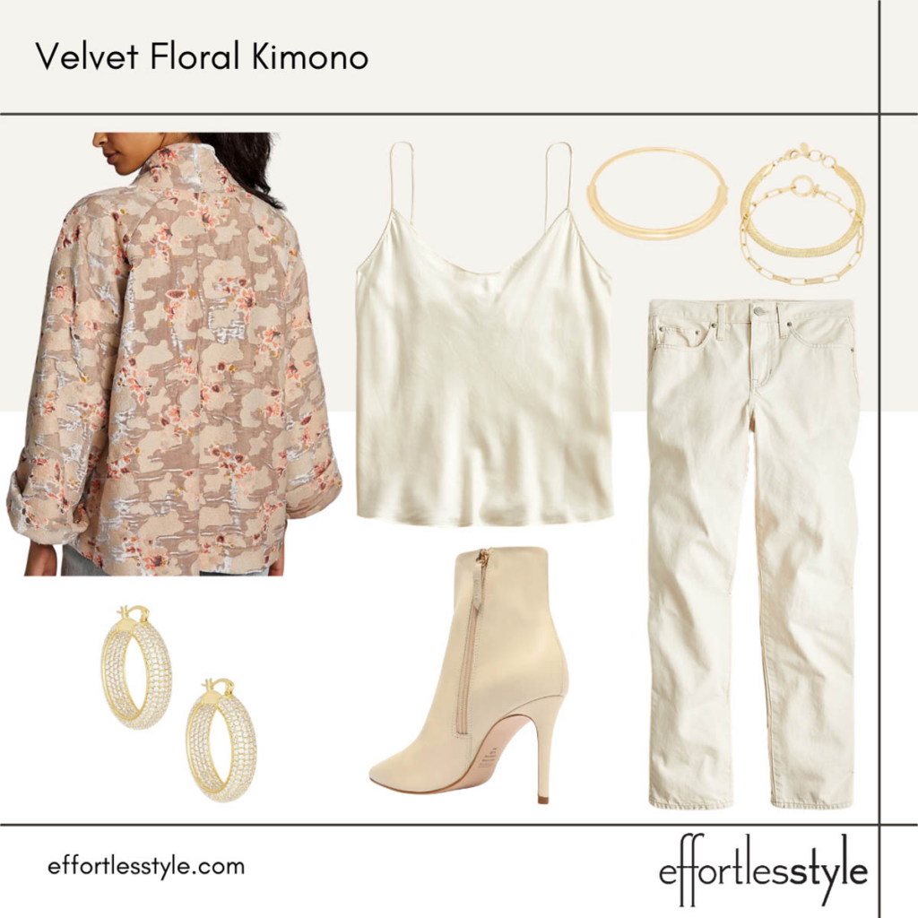 How to Wear Velvet this Holiday Season Velvet + Ivory Denim Outfit