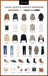 Casual Winter Capsule Wardrobe What to Wear in Winter How to have a capsule wardrobe