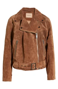 Winter Capsule Wardrobe Styled Looks Suede Moto Jacket Outfit