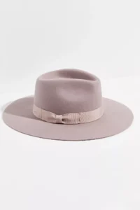 Warm Taupe Lila Felt Hat Winter Styling Tips Go-To Winter Hats