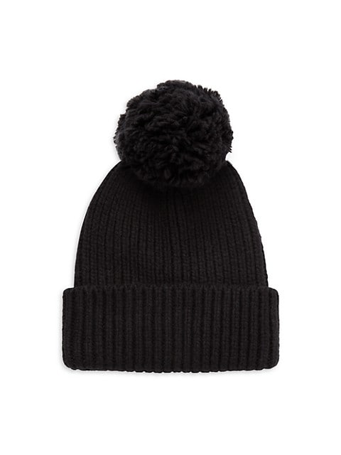 Winter Styling Tips Go-To Hats Ugg Rib-Knit & Faux Fur Pom-Pom Beanie
