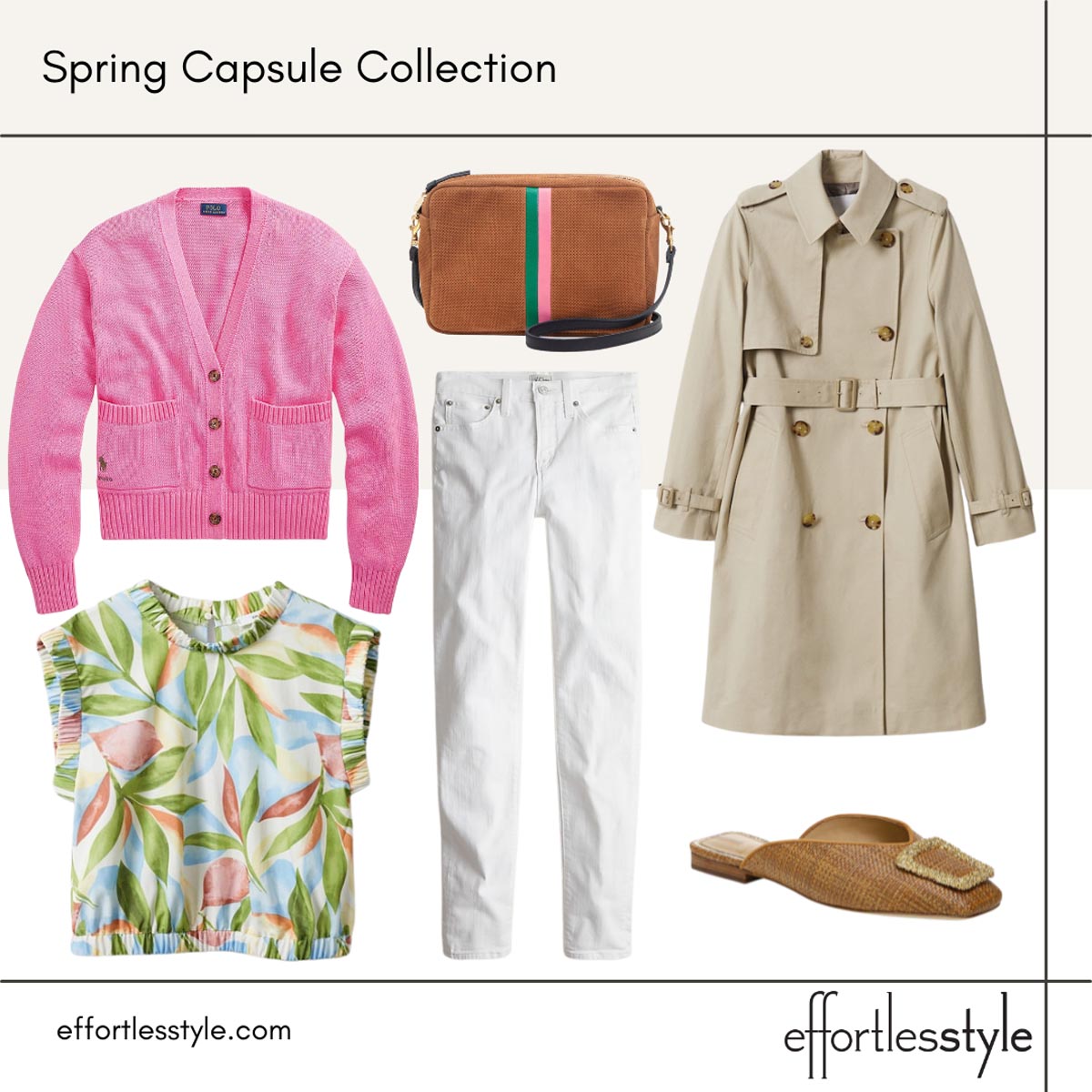 how to wear a cardigan and trench coat spring look inspiration spring style inspiration