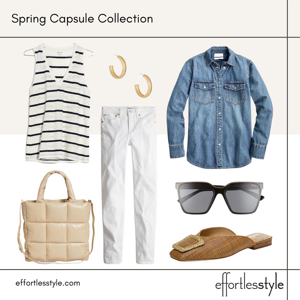 casual looks for spring casual spring style inspiration how to layer a chambray shirt over a tank