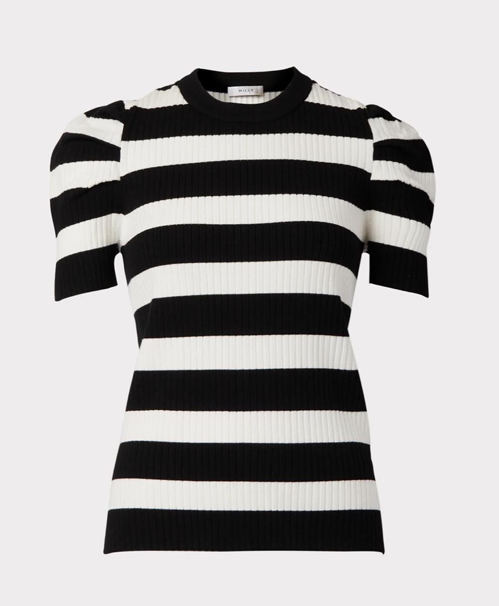 black and white striped top for spring black and white striped top for summer striped short sleeve top striped short sleeve sweater