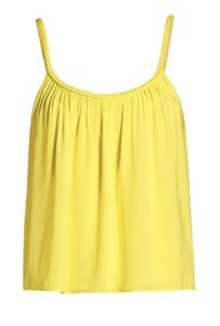 yellow tank for summer braided strap tank good tank for spring bright colored tank