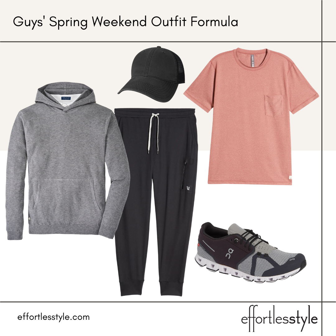Guys’ Spring Weekend Outfit Formula at the ball field what to wear at the ball field how to look put together at the ball field
