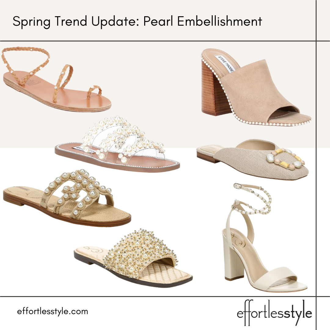 pearl embellished shoes pretty shoes for spring pretty shoes for summer pearl embellished sandals pearl embellished heels