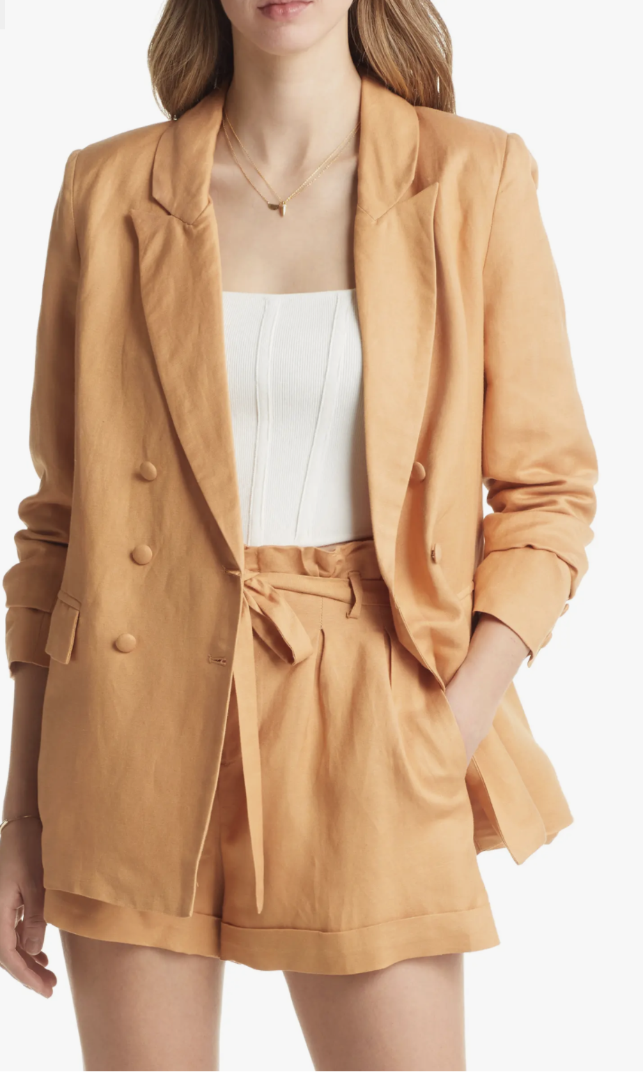 Style Picks ~ Katie's Current Favorite Things For Summer linen blend blazer how to wear a blazer in summer good blazer for summer lightweight blazer for summer