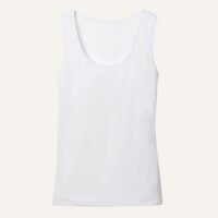 Summer Travel Capsule Styled Looks - Part 2 scoopneck tank high quality affordable white tank