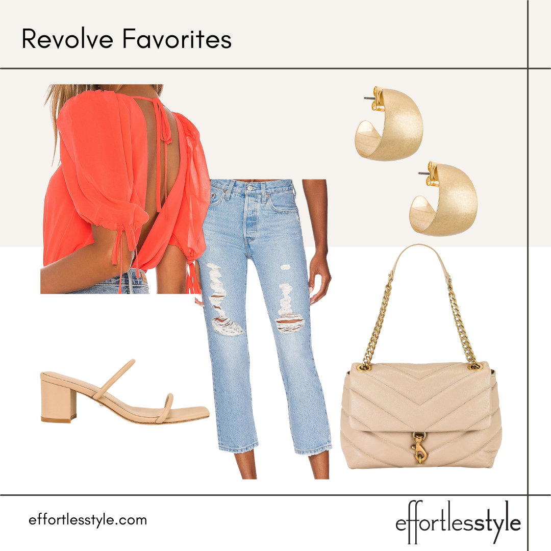 The Best Late Summer Pieces At Revolve openback bodysuit and distressed jeans how to style distressed jeans in the summer how to dress jeans up how to wear a bodysuit how to wear distressed jeans in your 40s