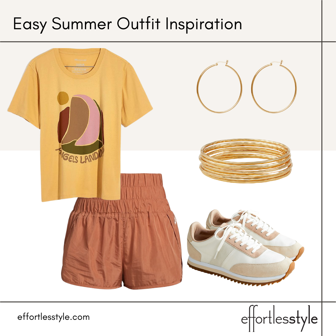 An Easy Way To Dress Up Biker Shorts  Nashville outfits, Classic summer  outfits, Summer outfits