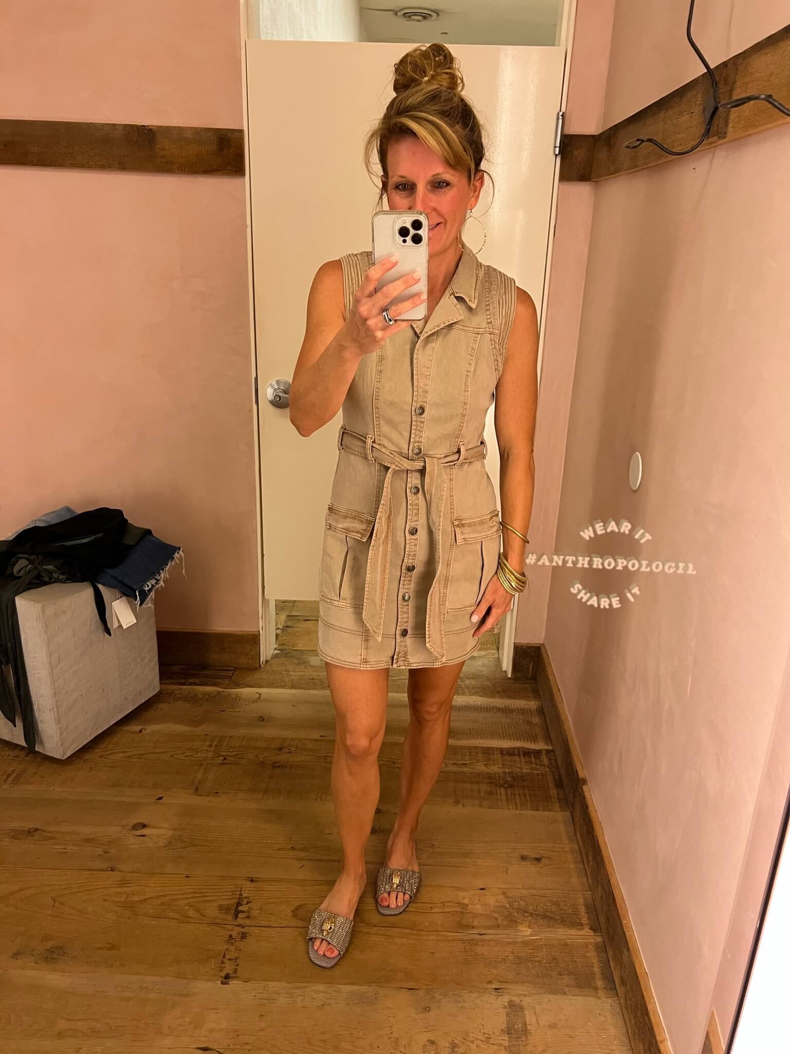 The Best Early Fall Pieces At Anthropologie utility tank dress transitional tank dresses for fall wrap dress for fall how to wear a short dress in your 40s how to wear a tank dress in the fall