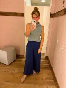 The Best Fall Pieces At Anthropologie pintucked wide leg pants how to wear wide leg pants in fall how to style wide leg pants how to wear wide leg pants with sandals
