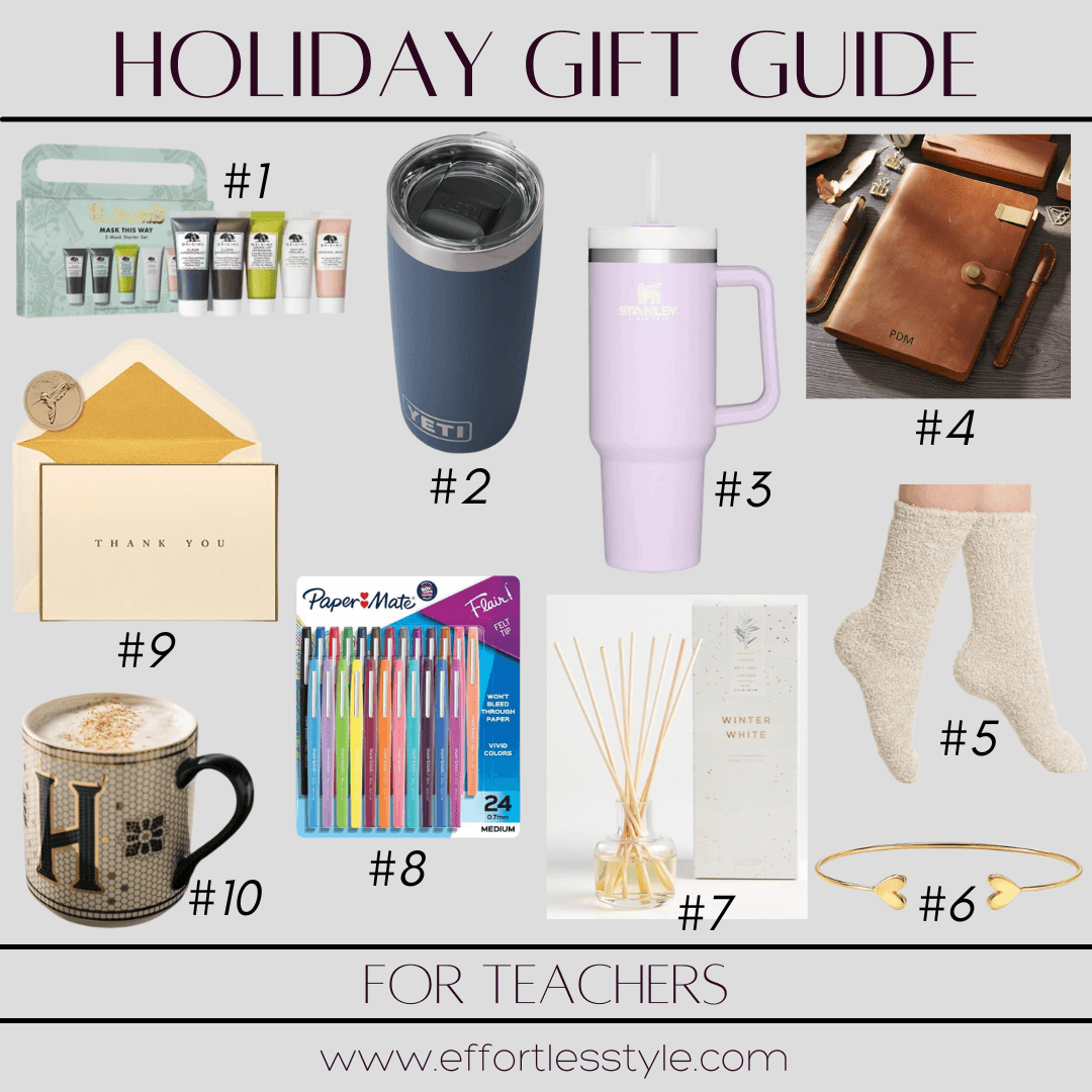 Holiday Gift Guides: For Teachers, Hosts, And The Guys what to buy your teachers for Christmas what to give your teacher for a holiday gift what to give your bus driver for Christmas personal stylists share gift ideas for teachers personal stylists share holiday gift ideas for bus driver
