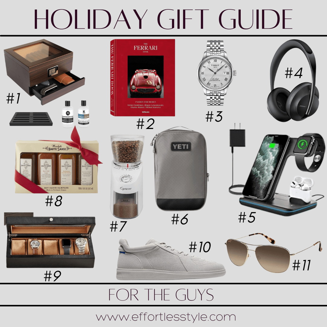 Holiday Gift Guides: For Teachers, Hosts, And The Guys what to give your guy for Christmas holiday gift ideas for your guy Nashville stylists share gift ideas for the guys