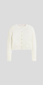 How To Wear Our Winter Workwear Capsule Wardrobe Elevated Cardigan neutral cardigan for winter affordable ivory cardigan for winter embellished cardigan