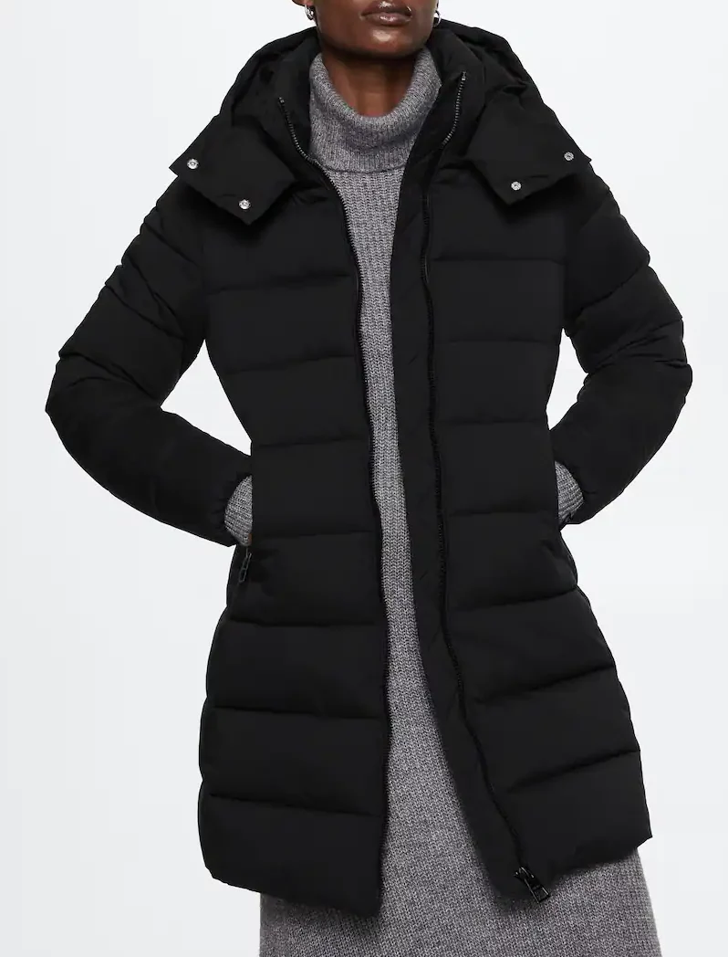 hooded quilted jacket affordable warm jacket for cold weather personal stylists share affordable jackets for cold weather Nashville area stylists share jackets on sale how to be warm and stylish