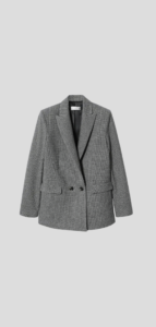How To Wear Our Winter Capsule Wardrobe - Part 2 Houndstooth Blazer affordable blazer for winter how to add pattern to your winter wardrobe how to add texture to your winter wardrobe