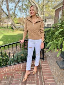 how to wear white jeans in the winter Nashville stylists share favorite winter sweaters personal stylists share favorite items for winter