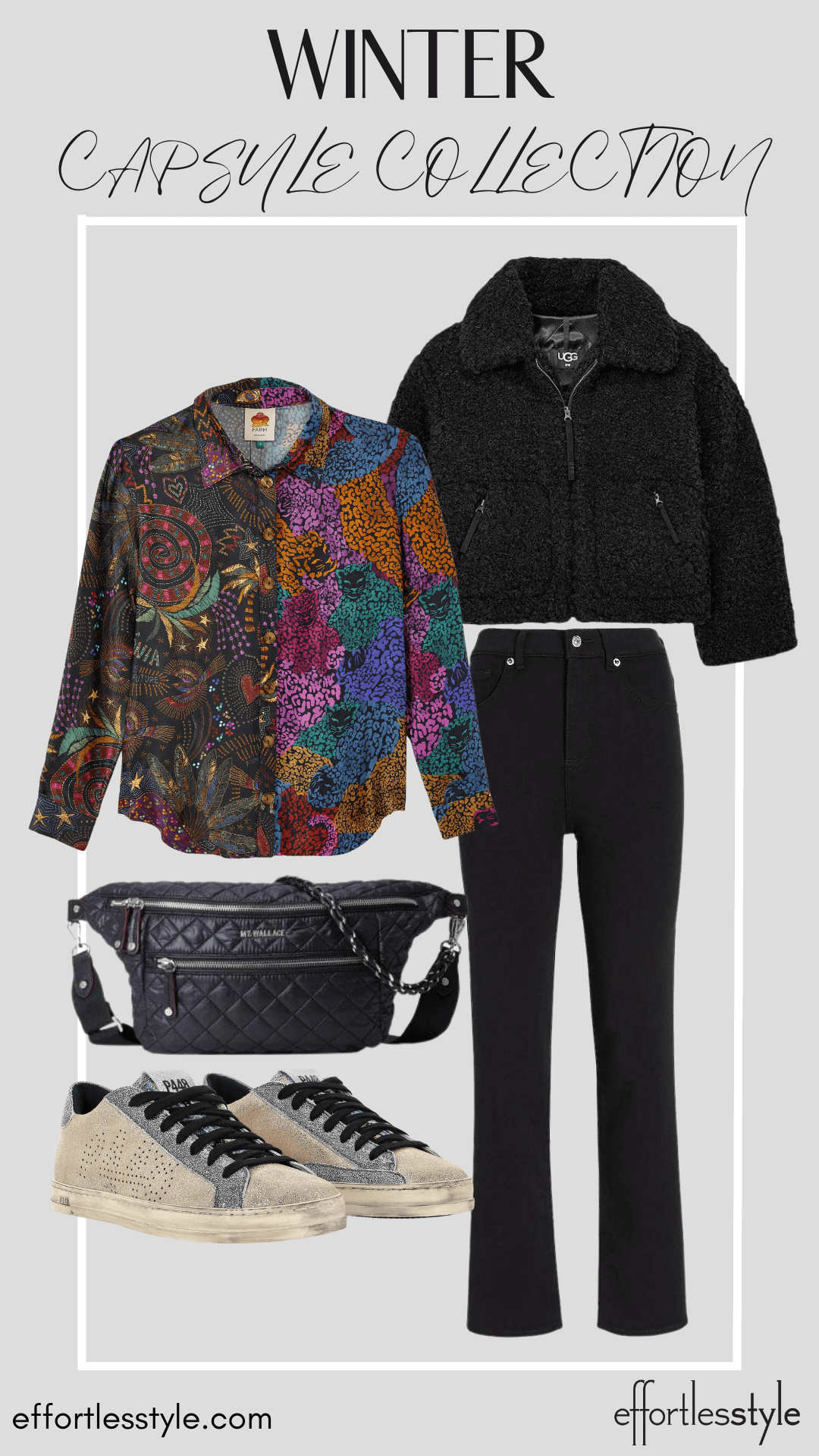 Printed Blouse & Black Jeans how to style sneakers with a dressy blouse how to add color to your closet