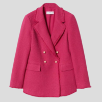 How To Wear Our Winter Workwear Capsule Wardrobe - Part 1 Statement Blazer how to add pink to your winter wardrobe personal stylists share tips on wearing pink this winter Nashville area stylists share must have pieces for winter
