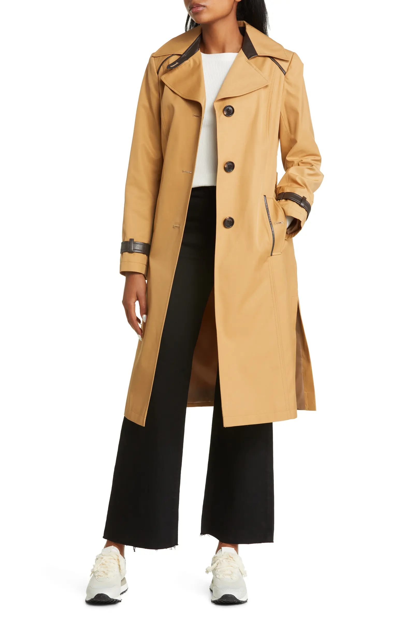 Winter Coats We Love That Are On Sale water repellant trench coat fun trench coats for winter affordable trench coat for winter cute trench coat