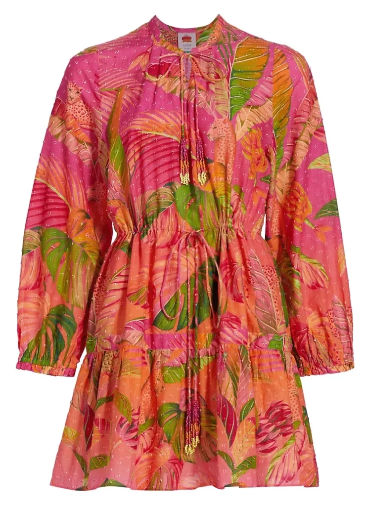 Nashville Personal Stylists: Fun Resort Wear Long Sleeve Floral Dress how to pack for a tropical vacation what to wear at a resort fun spring dresses the best summer dresses must have dresses for a beach vacation what to wear for a tropical vacation
