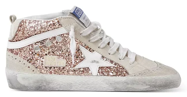 Wardrobe Staples Every Woman Should Own Mid Glitter Sneaker nashville stylists share essential shoes personal stylists share the best shoes to have in your closet why you should have sneakers in your closet must have shoes for your closet why every wardrobe should have a pair of sneakers