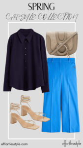 Solid Blouse & Wide Leg Pants investment pieces for your closet Nashville area stylists share favorite button-up shirts personal stylists share wardrobe essentials pieces worth investing in