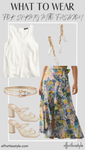What To Wear To Spring Into Fashion Ruffled Wrap Maxi Skirt