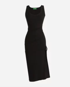 Black Ruched Midi Dress versatile dress for spring versatile dress for summer the best midi dresses for spring and summer