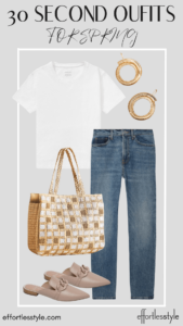 30 Second Outfits White Tee Shirt