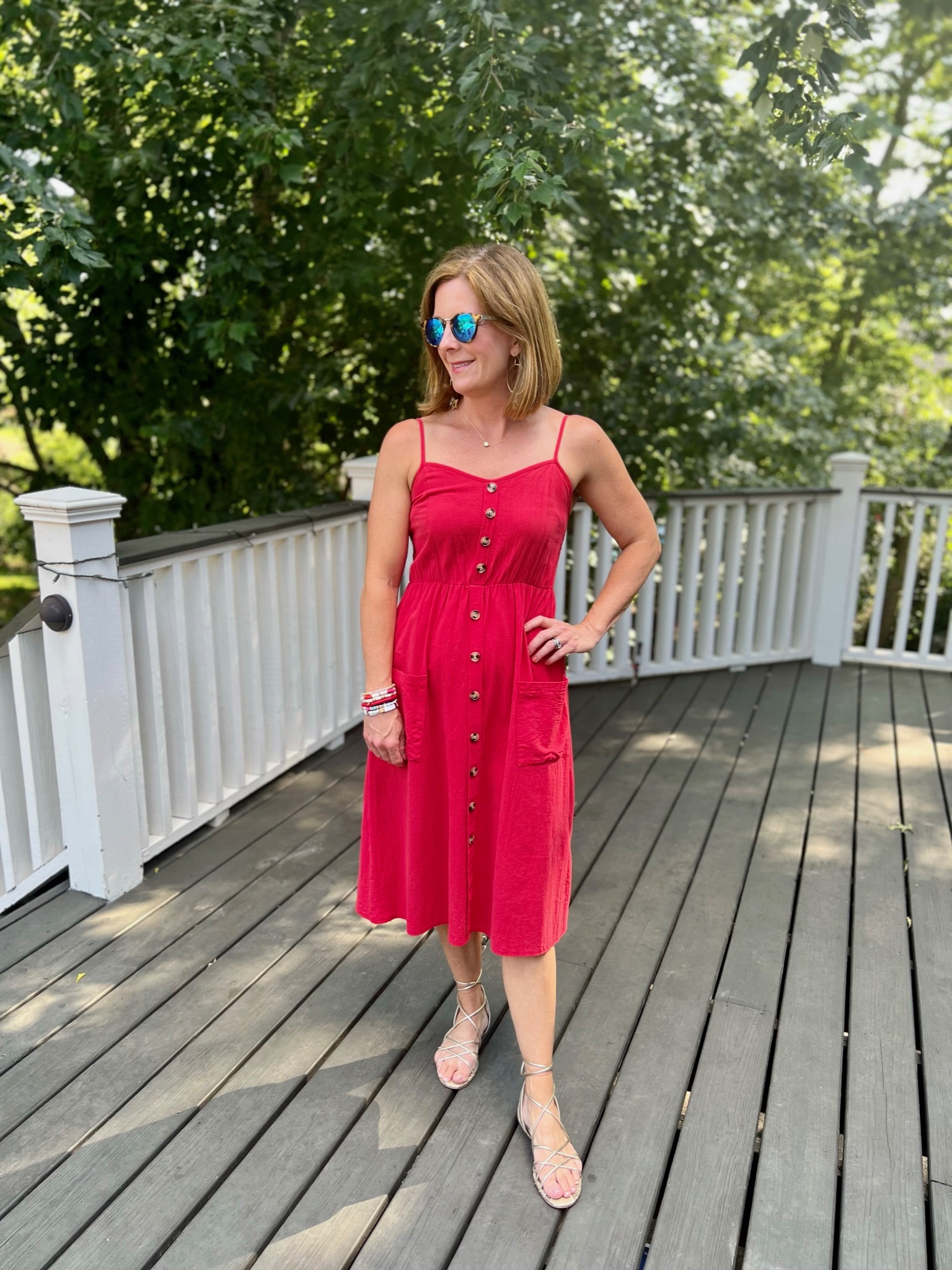 5 Easy Tips To Look Stylish This Summer Spaghetti Strap Sundress how to accessorize a sundress how to look cute quickly for summer simple summer style must have dresses for summer nashville stylists share summer style inspo