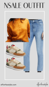 Everyday Outfit Ideas From The NSale Public Access Cotton Poplin Striped Button-Up Shirt & Light Wash Crop Wide Leg Jeans the best sneakers in the Nsale the best sweaters in the Nordstrom Anniversary Sale how to shop for jeans in the NSale personal stylists share the best fall pieces in the NSale