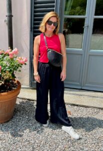June Favorites From Our Nashville Personal Stylists Palazzo Pants how to style palazzo pants how to wear flowy pants for summer personal stylists share their favorite flowy pants for summer how to wear sneakers with flowy pants easy travel style