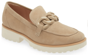 Taupe Lug Sole Chain Loafer the best shoes for fall affordable lug sole loafers for fall affordable and stylish loafers for fall trendy loafers for fall fall shoe trends personal stylists share the best shoes for the fall season