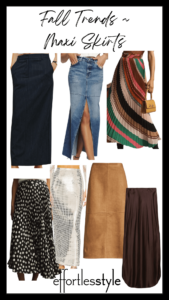 5 Trends For Your Fall Closet Maxi Skirts