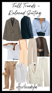 5 Trends For Your Fall Closet Relaxed Suiting what to wear to the office this fall elevated casual suiting for fall the biggest fall trends how to refresh your fall closet with fall trends fun workwear what to wear to the office this fall