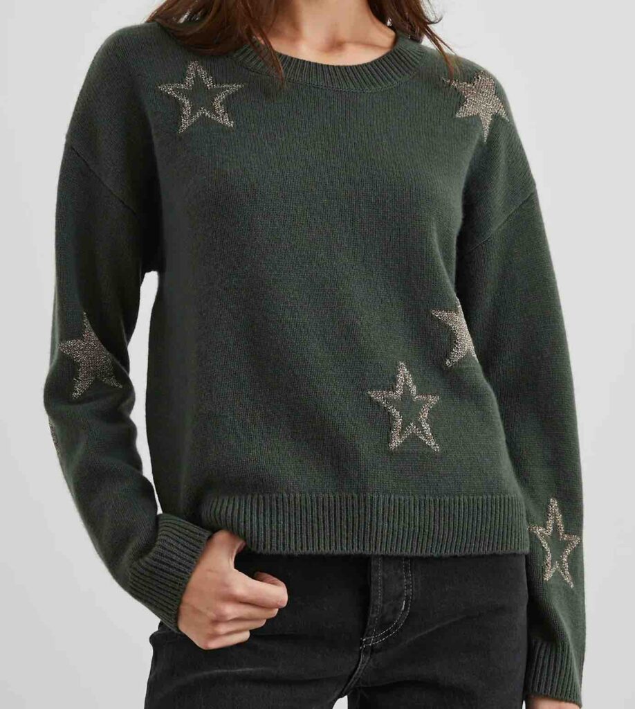 Five Things We Are Loving At Rails Gold Star Sweater must have sweaters for winter the best splurge sweaters for winter how to shop at Rails the best Rails pieces