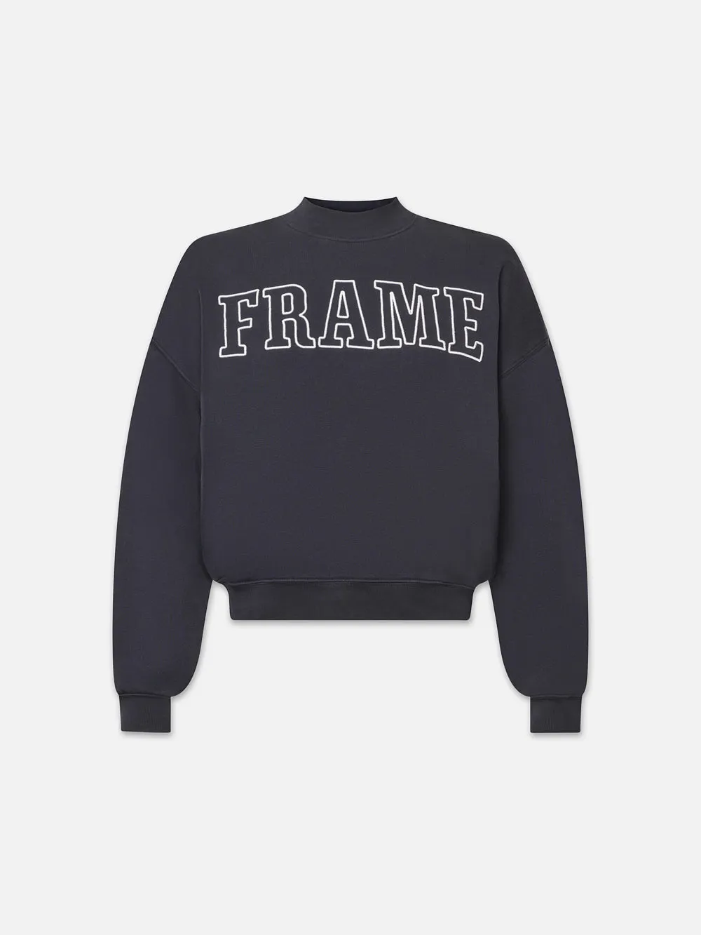 Five Things We Are Loving At Frame Block Letter Graphic Sweatshirt the best graphic sweatshirt splurgeworthy sweatshirt must have winter pieces what to wear this winter personal stylists share favorite winter pieces must have things for your winter closet