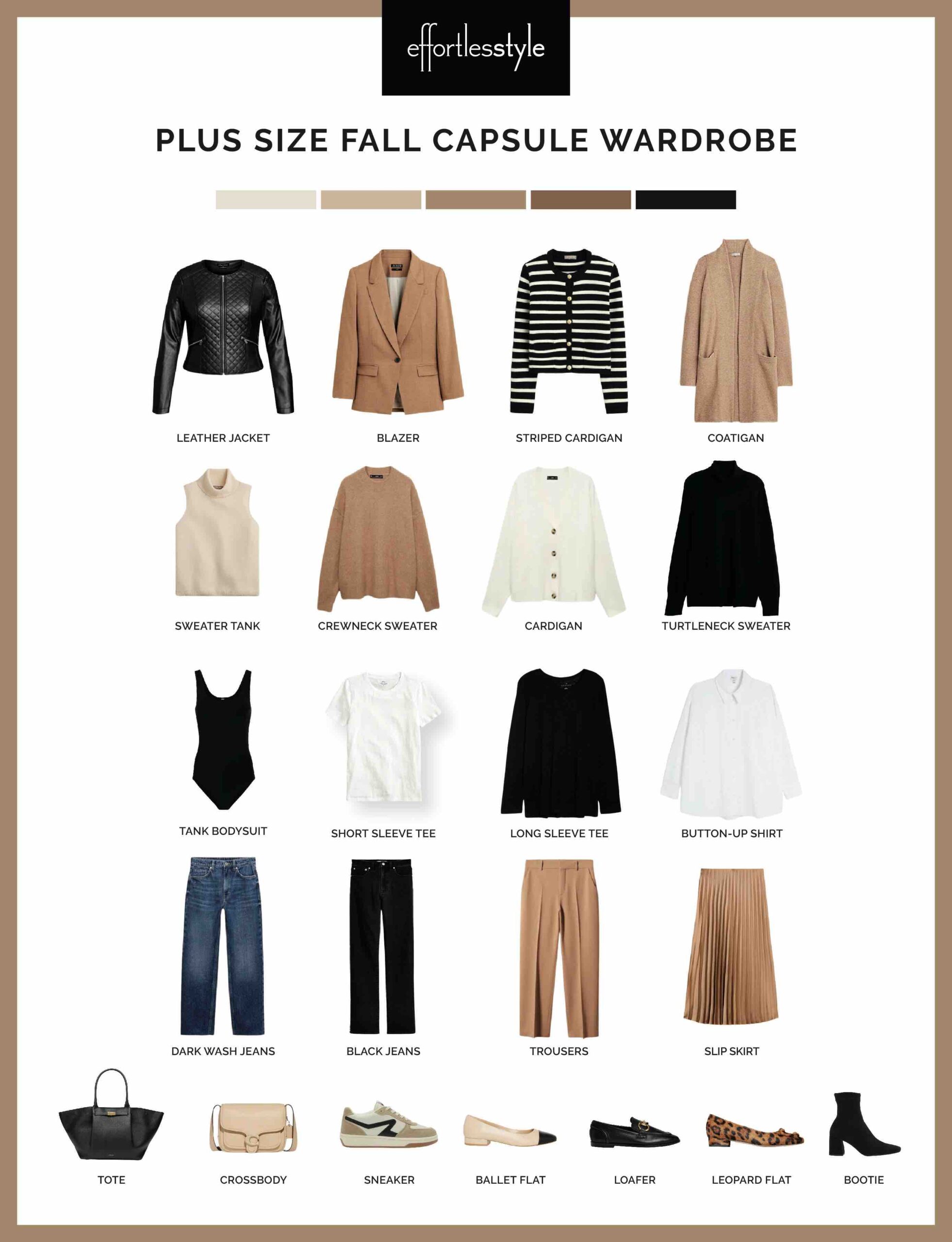 Plus Size Fall Capsule Wardrobe - Effortless Style Nashville