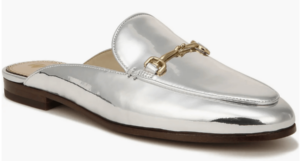 The Silver Shoe Trend Silver Bit Mule