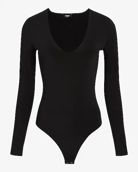 V-Neck Long Sleeve Bodysuit affordable long sleeve bodysuit nashville stylists share the best bodysuits must have bodysuits for fall and winter