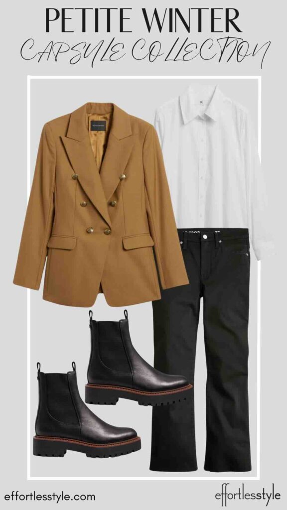 Blazer & Button-Up Shirt & Black Jeans styling a blazer with Chelsea boots styling a blazer with black jeans styled look with Chelsea boots and blazer styling a button up shirt with jeans