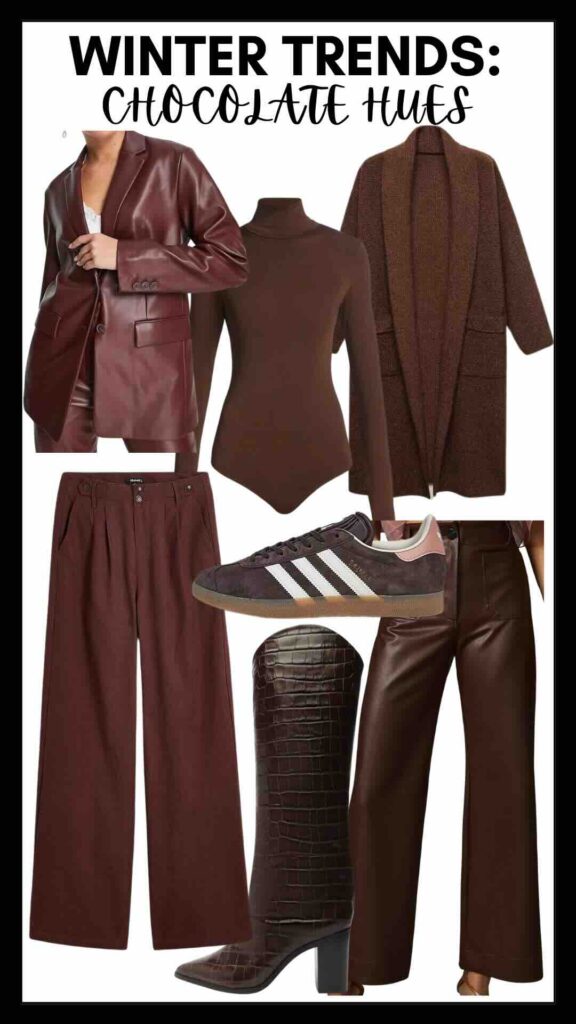 7 Trends For Your Winter Closet Chocolate Hues nashville personal shoppers share the best chocolate brown pieces how to wear chocolate brown this winter must have pieces for your winter closet the chocolate brown trend the best chocolate brown pieces