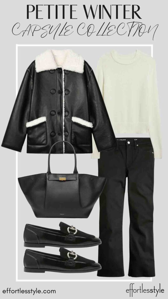Reversible Jacket & Bodysuit & Black Jeans styling a leather jacket styling black jeans styling loafers stylish black and white looks styled looks with a leather jacket styled black and white look