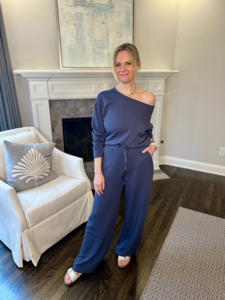15 Outfits For Early Spring Knit Jumpsuit how to wear a knit jumpsuit for spring what to wear at the beach spring style inspo the best jumpsuit for spring the best athleisure for spring the best loungewear for spring how to style your Birkenstocks for spring spring style inspiration