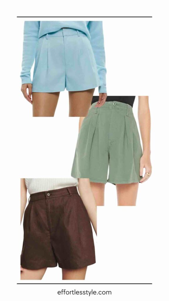 Shorts We Are Loving For Summer Pleated Shorts Nashville personal stylists share favorite pleated shorts must have shorts for summer the best pleated shorts the pleated shorts trend