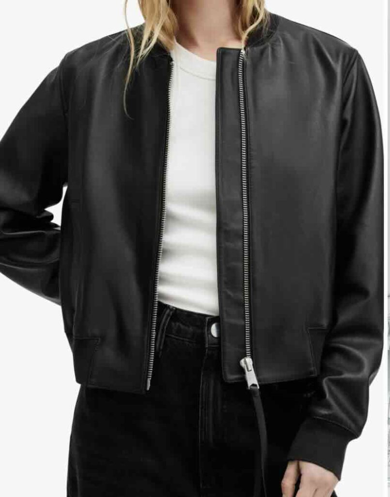 Black Leather Bomber Jacket NSale Favorites must have pieces for fall the best jackets in the NSale the best jackets for fall must have leather jacket the best leather bomber jacket