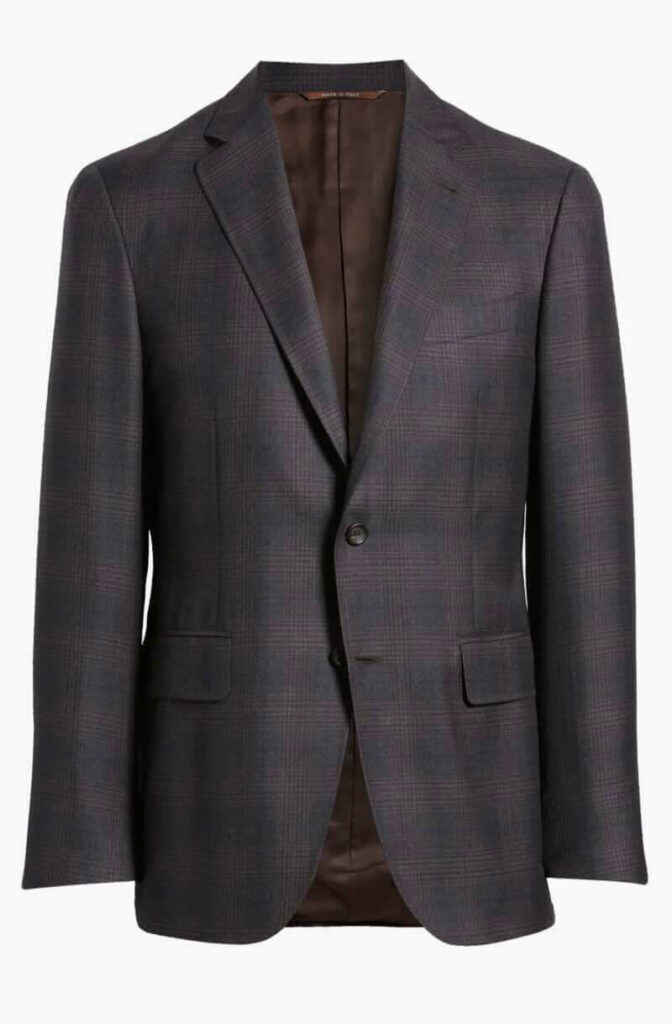 Brown Plaid Trim Fit Wool Sport Coat must have fall pieces for men the best sport coats for men Nordstrom Anniversary Sale finds for men menswear in the Nordstrom Anniversary Sale the best pieces for guys in the Nordstrom Sale